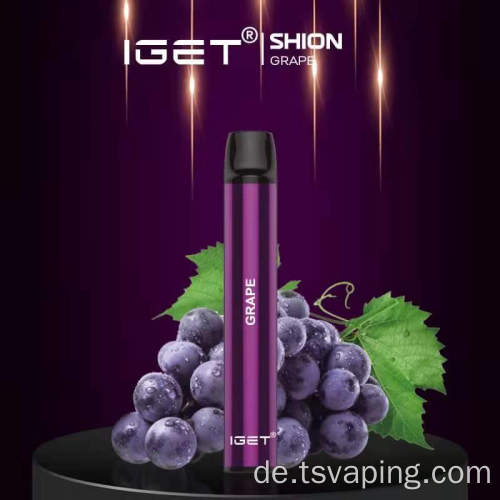 Großhandel Früchte Aromen Iget Shion Vape Pod